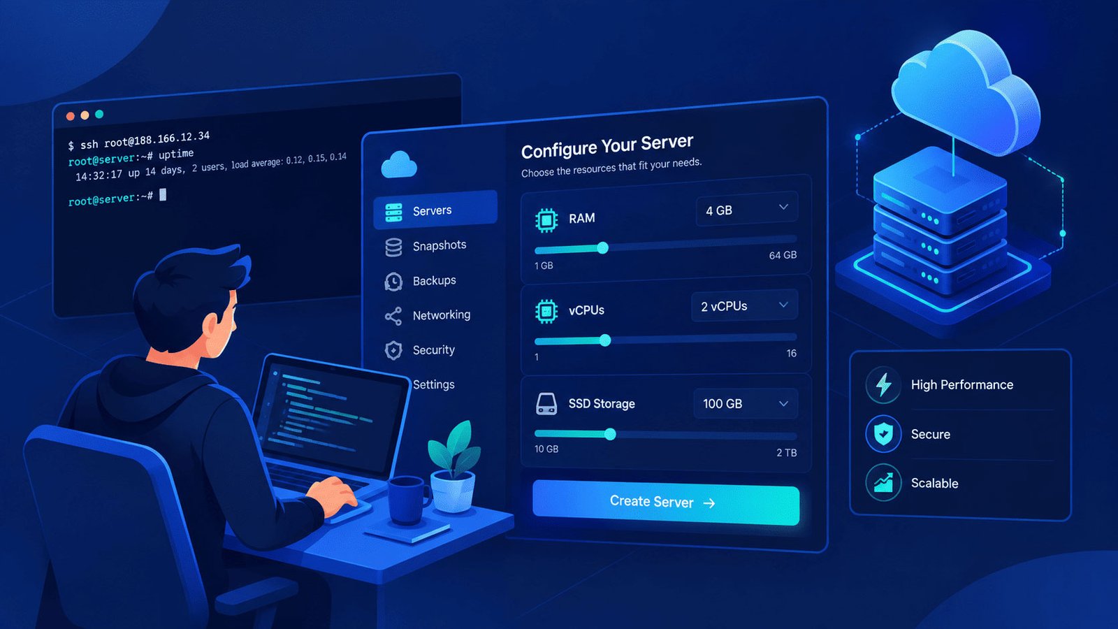 The Ultimate Guide to the Best Cloud Hosting in 2026 (Tested & Compared) 2 Configure DigitalOcean cloud server resources