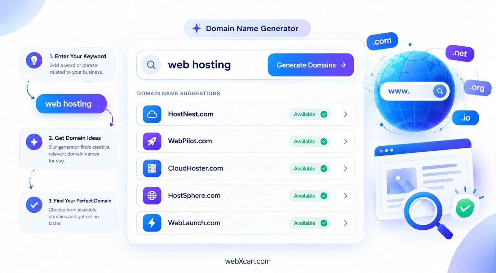 How to Find Domain Name for Your Blog or Business in 2027 2 Generate creative domain names from relevant keywords