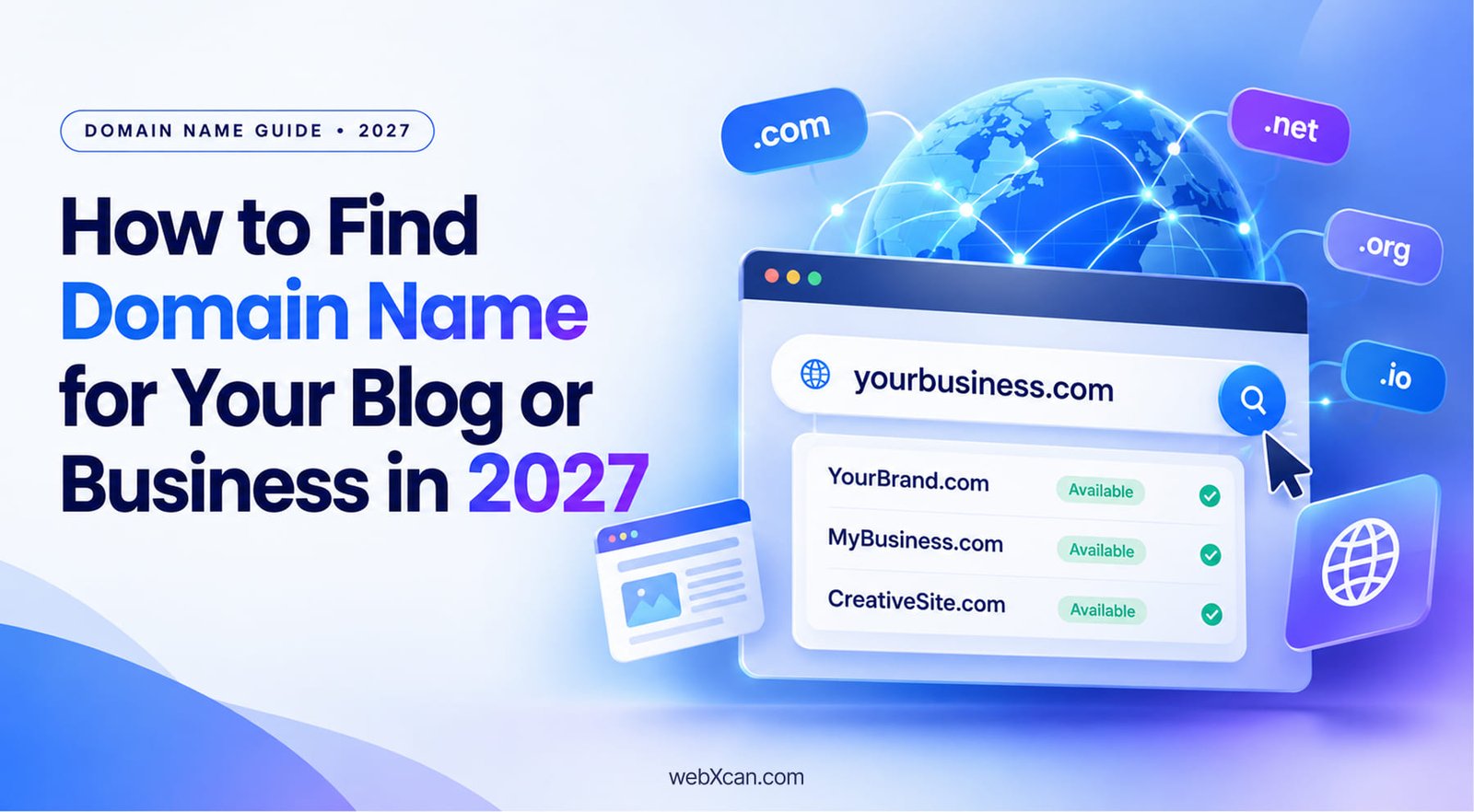 Home 3 How to Find Domain Name for Your Blog or Business in 2027